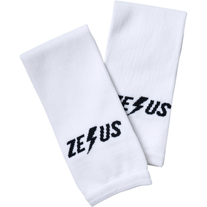 Zelus White Cut Socks