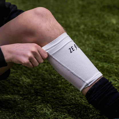 White Shin Guard Sleeve
